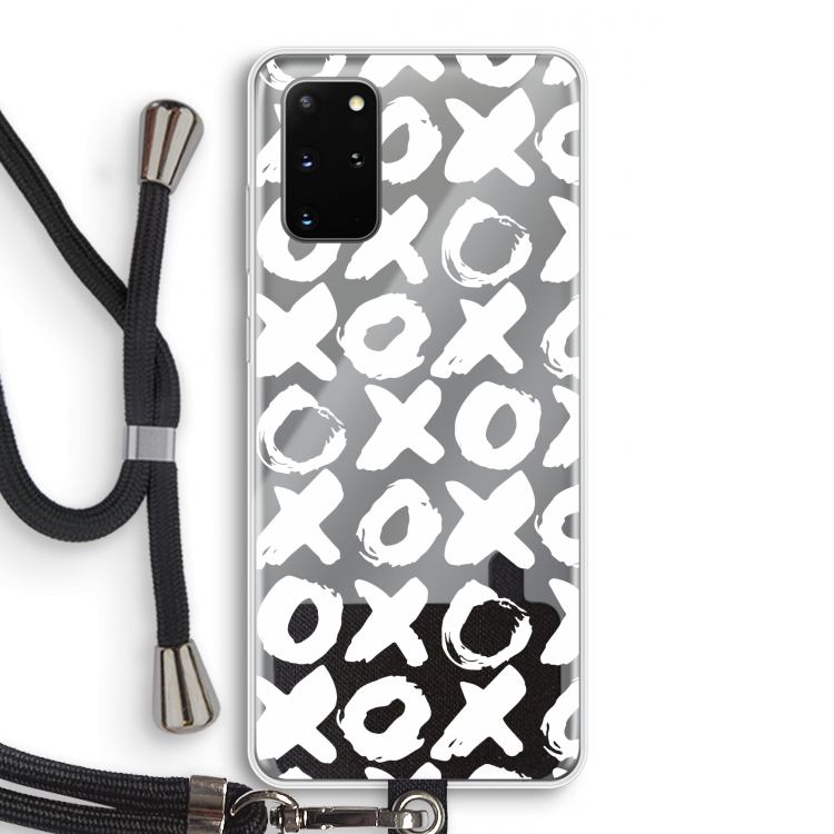 XOXO: Samsung Galaxy S20 Plus Transparant Hoesje met koord