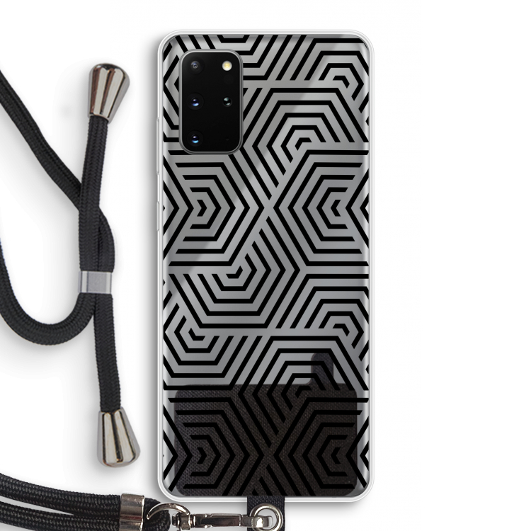 Magic pattern: Samsung Galaxy S20 Plus Transparant Hoesje met koord