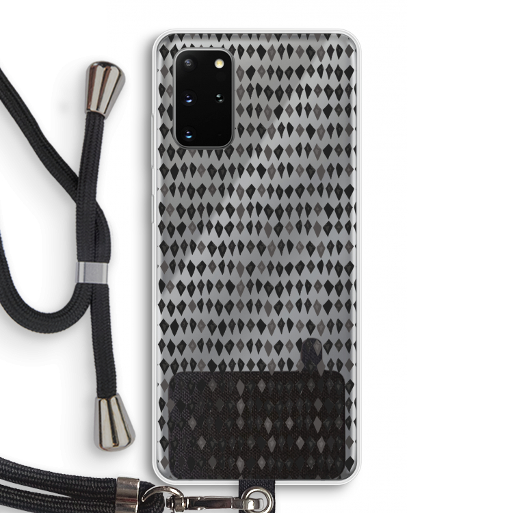 Crazy shapes: Samsung Galaxy S20 Plus Transparant Hoesje met koord
