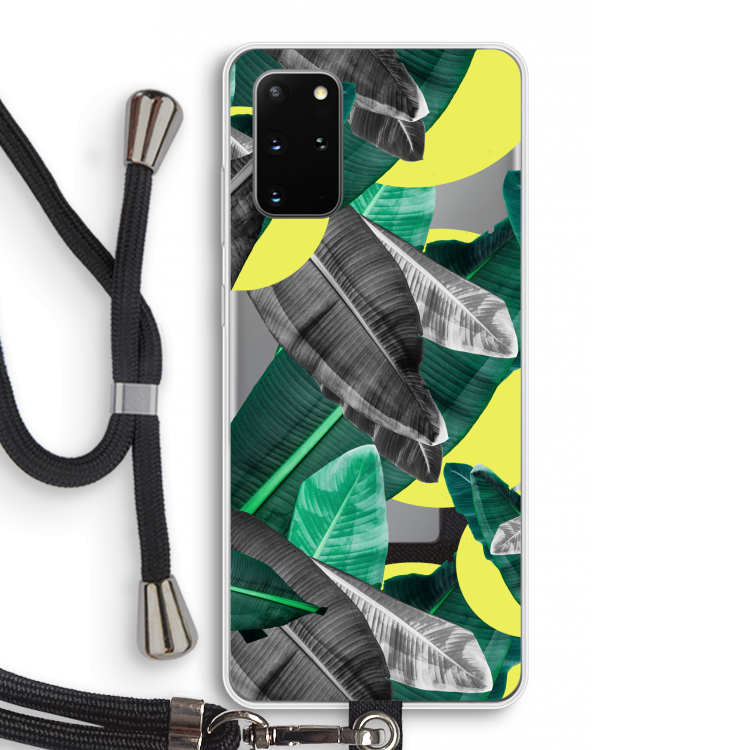 Fantasie jungle: Samsung Galaxy S20 Plus Transparant Hoesje met koord