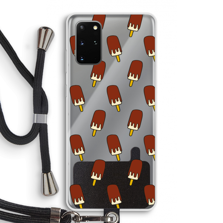 Yummy: Samsung Galaxy S20 Plus Transparant Hoesje met koord