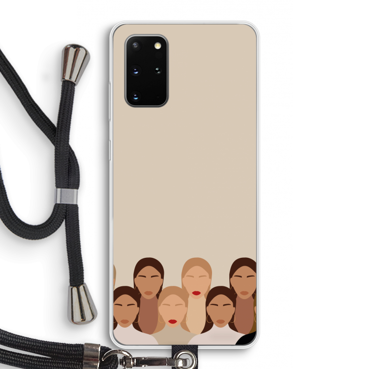 Girls girls girls: Samsung Galaxy S20 Plus Transparant Hoesje met koord