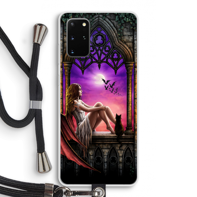 Kinderen van de nacht: Samsung Galaxy S20 Plus Transparant Hoesje met koord