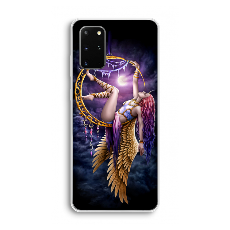 Aerial Angel: Samsung Galaxy S20 Plus Transparant Hoesje