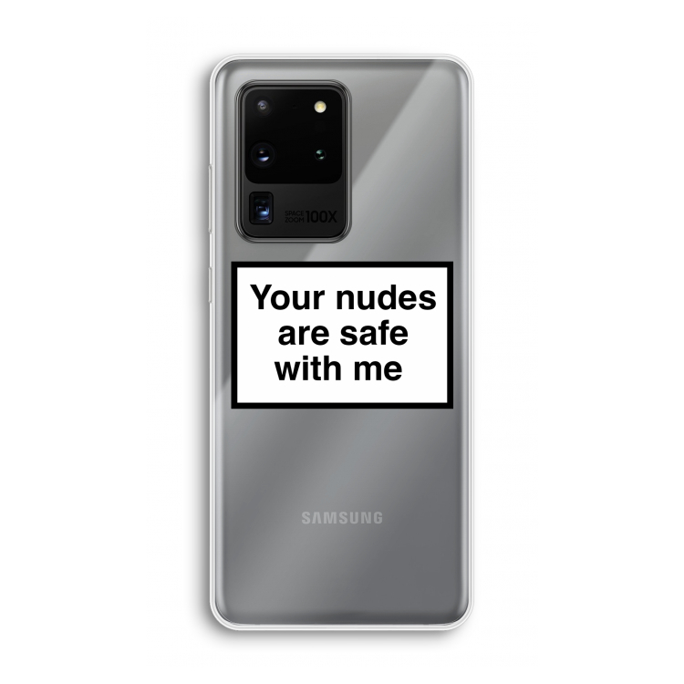 Safe with me: Samsung Galaxy S20 Ultra Transparant Hoesje