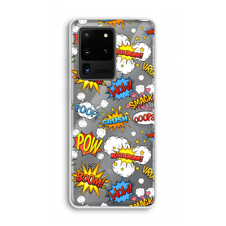 Pow Smack: Samsung Galaxy S20 Ultra Transparant Hoesje