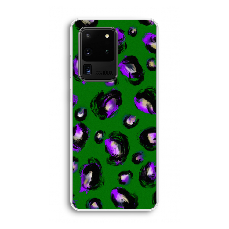 Green Cheetah: Samsung Galaxy S20 Ultra Transparant Hoesje