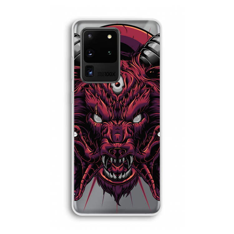Hell Hound and Serpents: Samsung Galaxy S20 Ultra Transparant Hoesje