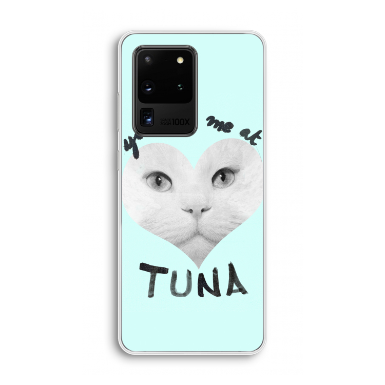 You had me at tuna: Samsung Galaxy S20 Ultra Transparant Hoesje