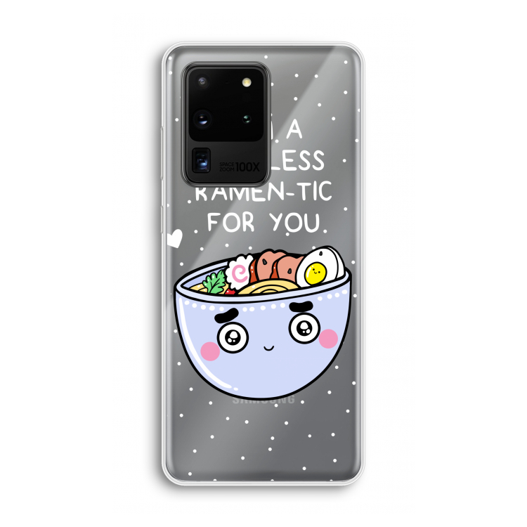 I'm A Hopeless Ramen-Tic For You: Samsung Galaxy S20 Ultra Transparant Hoesje