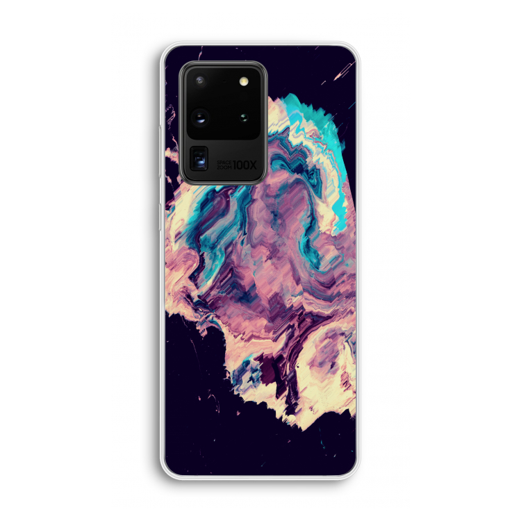 Cosmic Silence: Samsung Galaxy S20 Ultra Transparant Hoesje