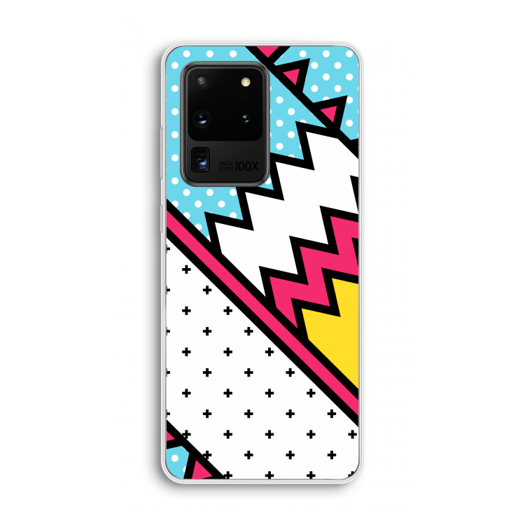 Pop Art #2: Samsung Galaxy S20 Ultra Transparant Hoesje