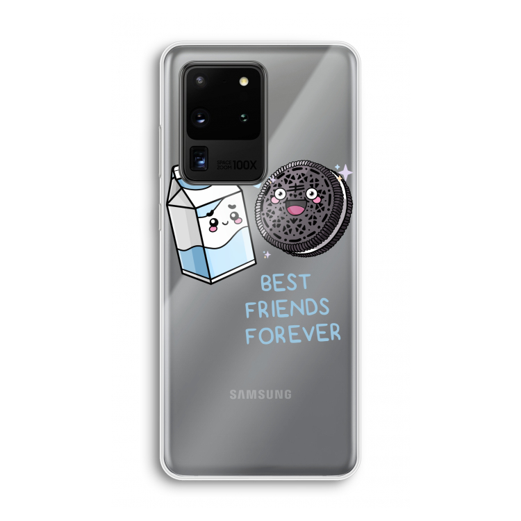 Best Friend Forever: Samsung Galaxy S20 Ultra Transparant Hoesje