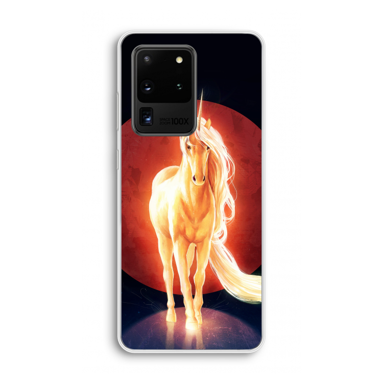 Last Unicorn: Samsung Galaxy S20 Ultra Transparant Hoesje
