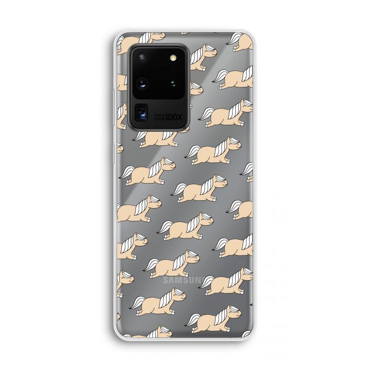 Ponys: Samsung Galaxy S20 Ultra Transparant Hoesje