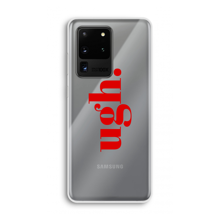 Ugh: Samsung Galaxy S20 Ultra Transparant Hoesje
