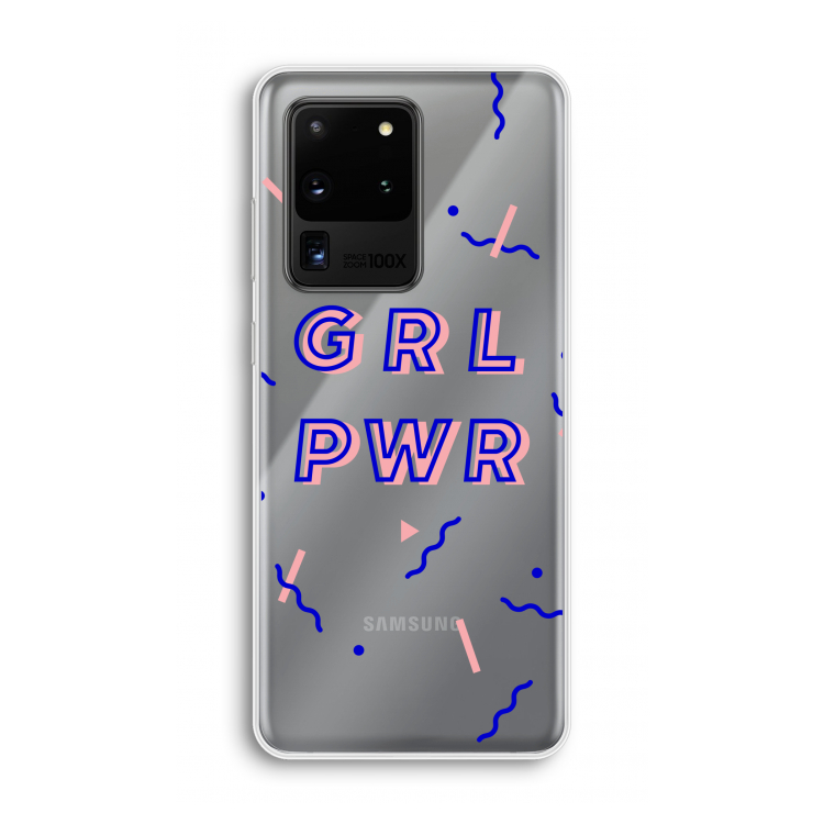 GRL PWR: Samsung Galaxy S20 Ultra Transparant Hoesje