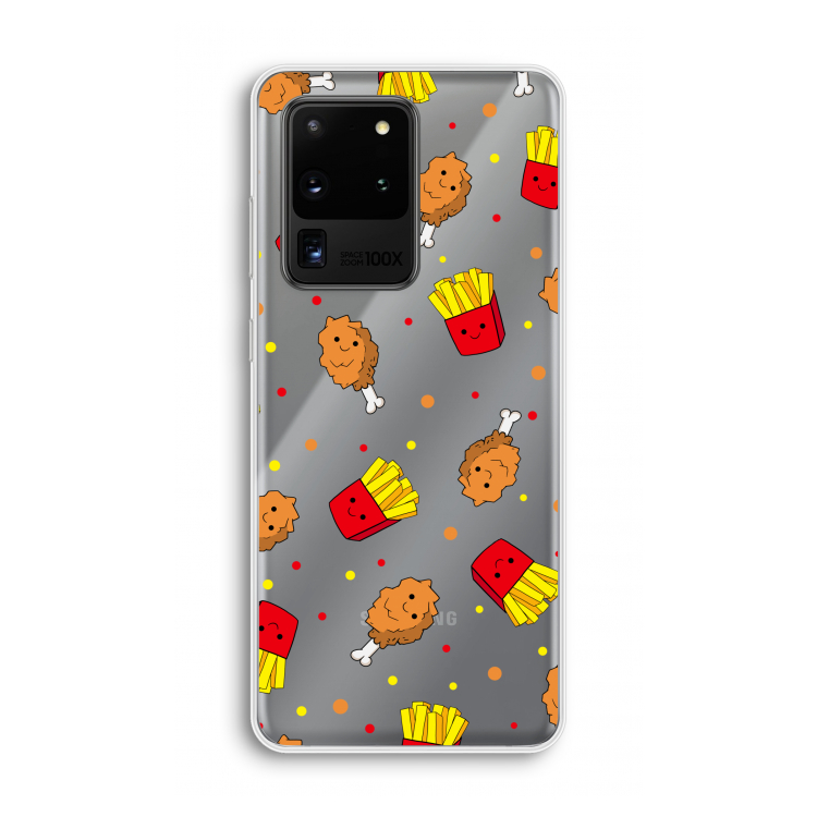 Chicken 'n Fries: Samsung Galaxy S20 Ultra Transparant Hoesje