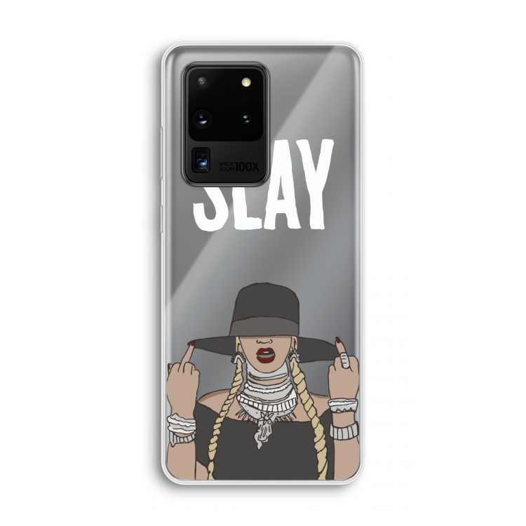 Slay All Day: Samsung Galaxy S20 Ultra Transparant Hoesje
