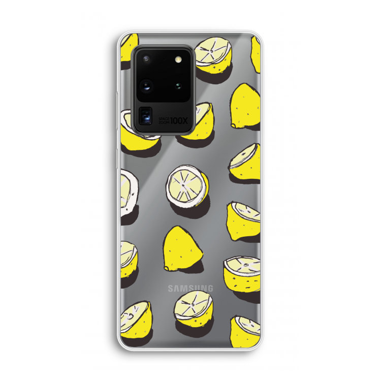 When Life Gives You Lemons...: Samsung Galaxy S20 Ultra Transparant Hoesje