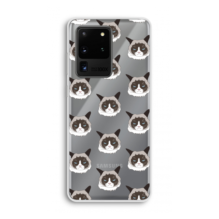 It's a Purrr Case: Samsung Galaxy S20 Ultra Transparant Hoesje