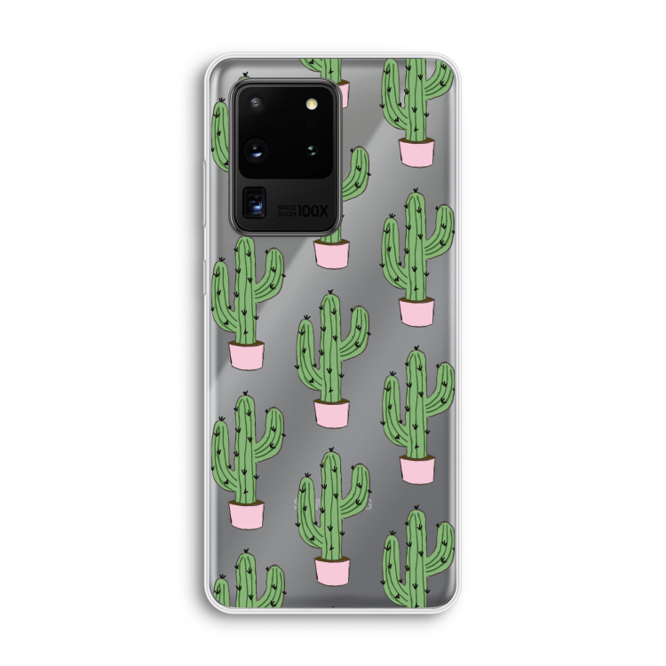 Cactus Lover: Samsung Galaxy S20 Ultra Transparant Hoesje