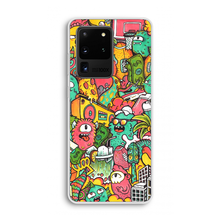 Vexx City: Samsung Galaxy S20 Ultra Transparant Hoesje