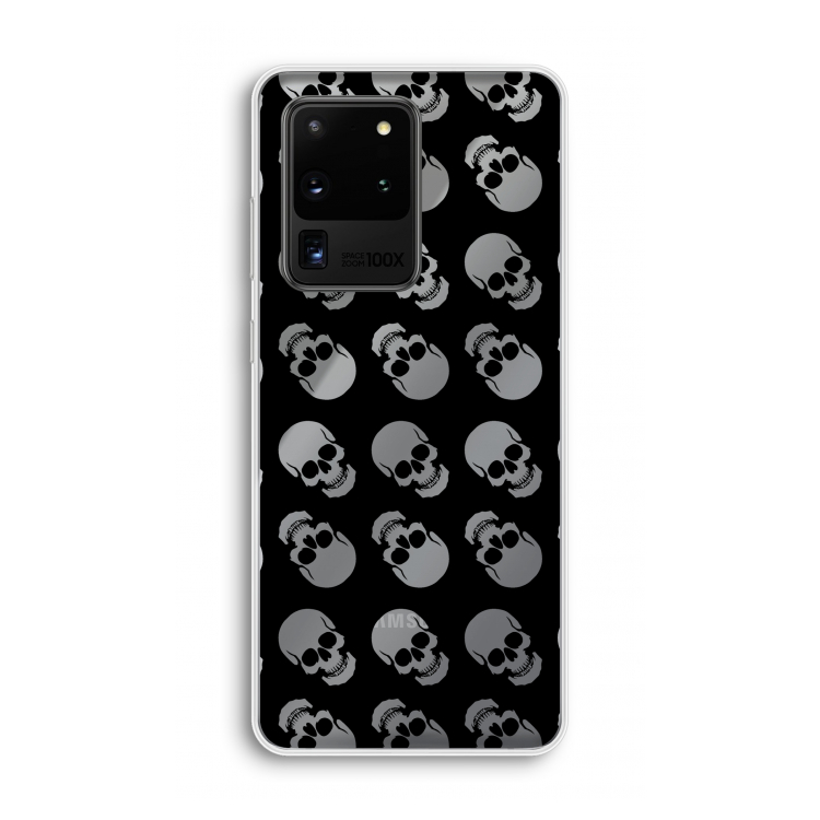 Musketon Skulls: Samsung Galaxy S20 Ultra Transparant Hoesje