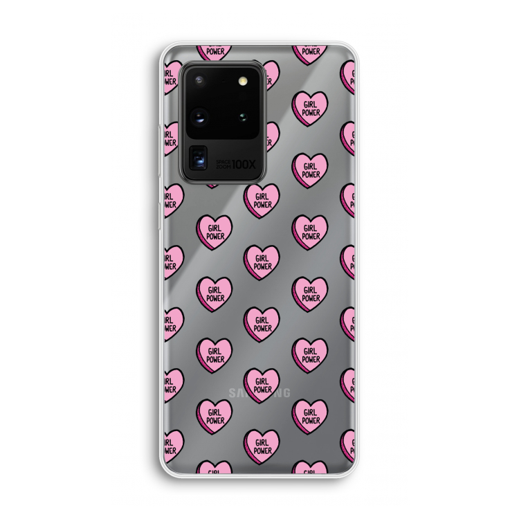 GIRL POWER: Samsung Galaxy S20 Ultra Transparant Hoesje