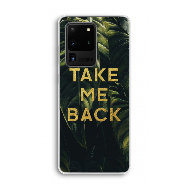 Take me back: Samsung Galaxy S20 Ultra Transparant Hoesje