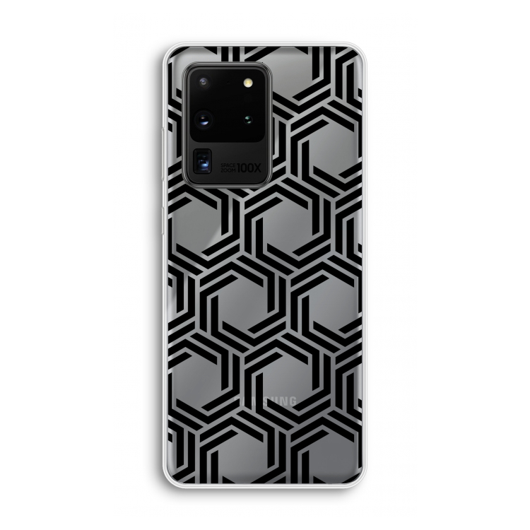 Geometrisch patroon: Samsung Galaxy S20 Ultra Transparant Hoesje