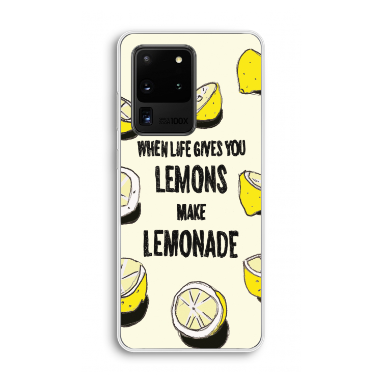 Lemonade: Samsung Galaxy S20 Ultra Transparant Hoesje