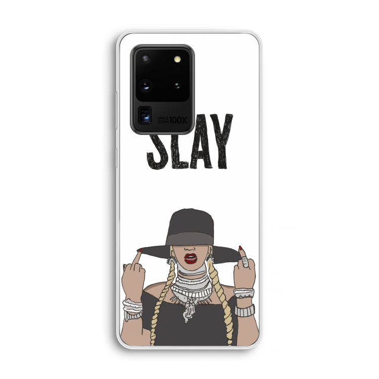Slay All Day: Samsung Galaxy S20 Ultra Transparant Hoesje