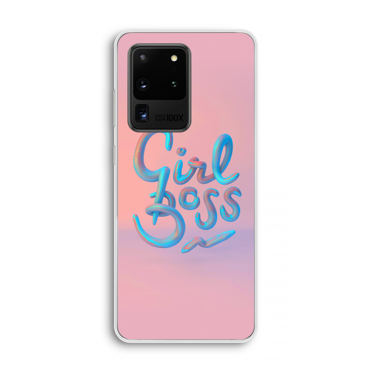 Girl boss: Samsung Galaxy S20 Ultra Transparant Hoesje