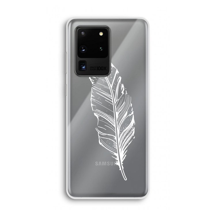 Pluim: Samsung Galaxy S20 Ultra Transparant Hoesje