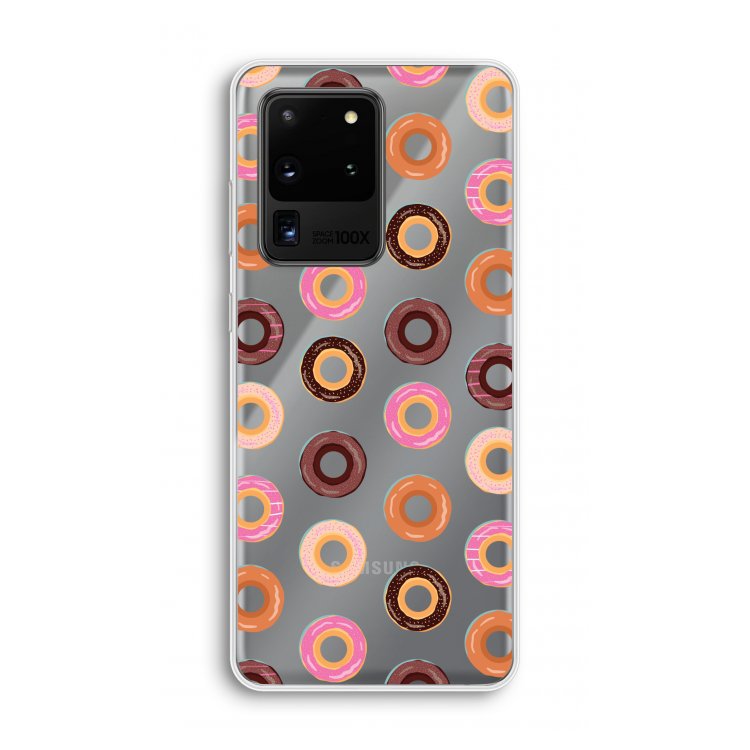 Donuts: Samsung Galaxy S20 Ultra Transparant Hoesje