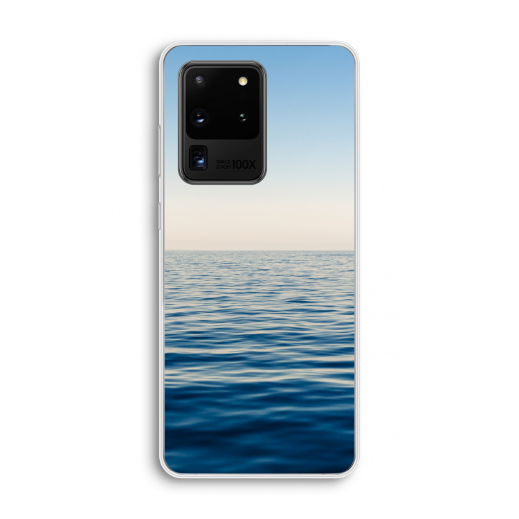 Water horizon: Samsung Galaxy S20 Ultra Transparant Hoesje