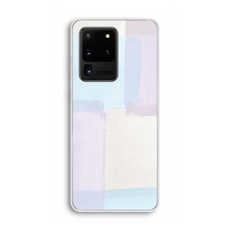 Square pastel: Samsung Galaxy S20 Ultra Transparant Hoesje