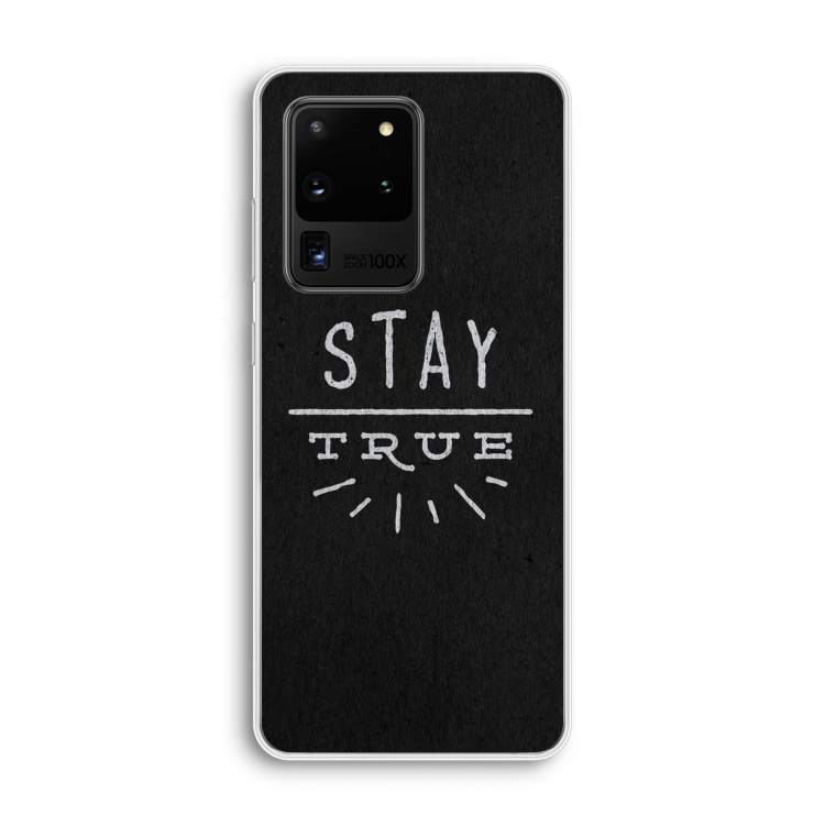 Stay true: Samsung Galaxy S20 Ultra Transparant Hoesje