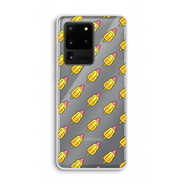 Waterijsjes: Samsung Galaxy S20 Ultra Transparant Hoesje