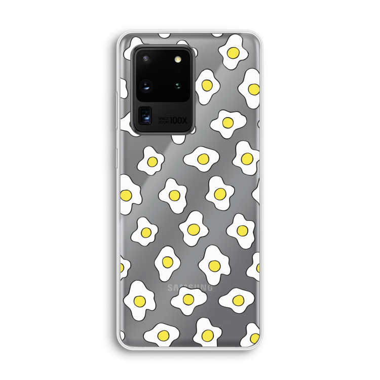 Spiegeleitjes: Samsung Galaxy S20 Ultra Transparant Hoesje