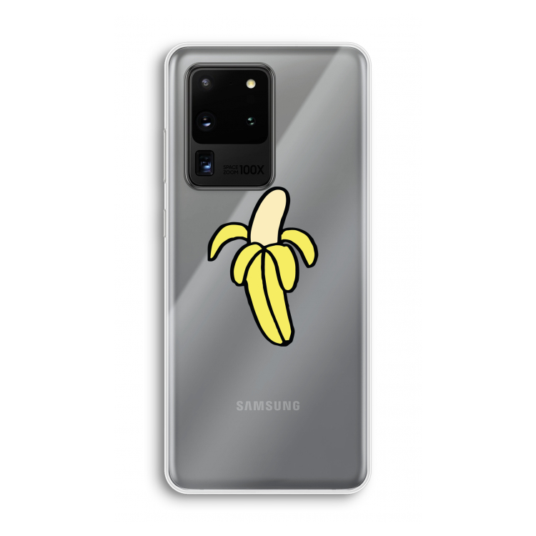 Banana: Samsung Galaxy S20 Ultra Transparant Hoesje