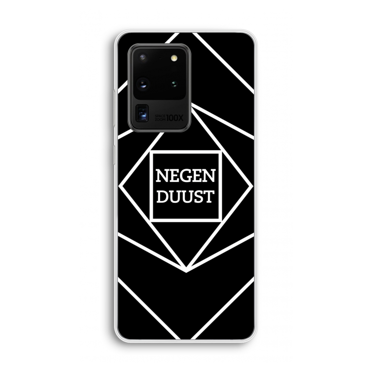 Negenduust geometrisch: Samsung Galaxy S20 Ultra Transparant Hoesje