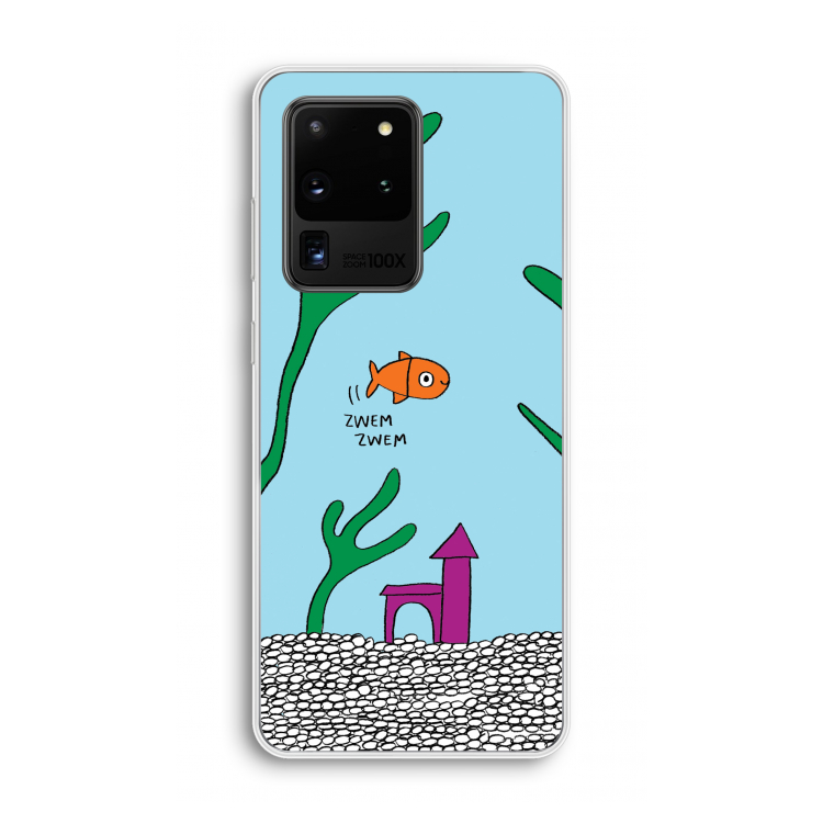 Aquarium: Samsung Galaxy S20 Ultra Transparant Hoesje