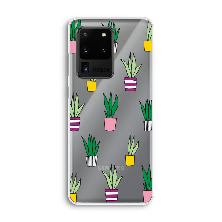 Sanseveria: Samsung Galaxy S20 Ultra Transparant Hoesje