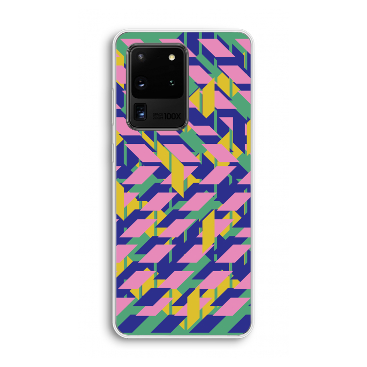 Skew Blush 1: Samsung Galaxy S20 Ultra Transparant Hoesje