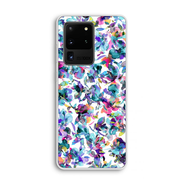 Hibiscus Flowers: Samsung Galaxy S20 Ultra Transparant Hoesje