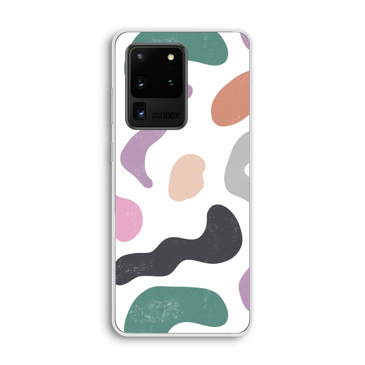Memphis Shapes: Samsung Galaxy S20 Ultra Transparant Hoesje