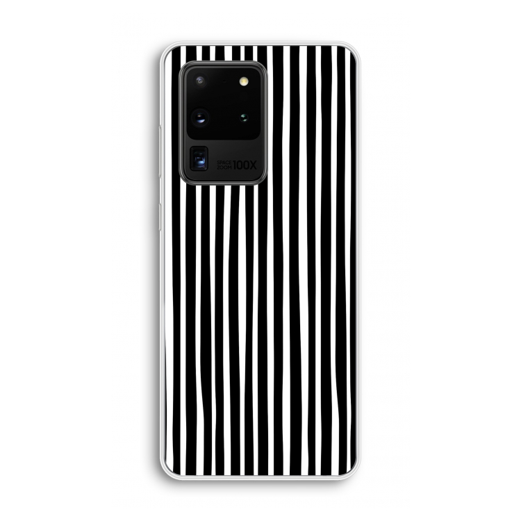 Stripes: Samsung Galaxy S20 Ultra Transparant Hoesje