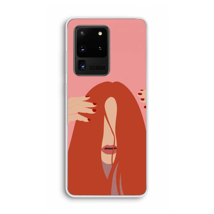Woke up like this: Samsung Galaxy S20 Ultra Transparant Hoesje
